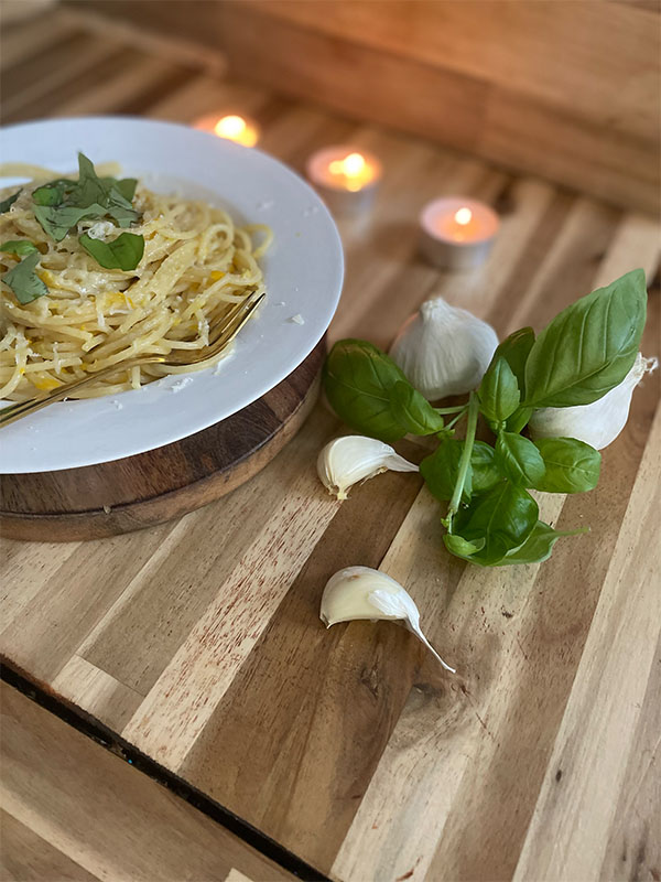 Cooking-Cactus buttery zucchini-garlic-pasta #4