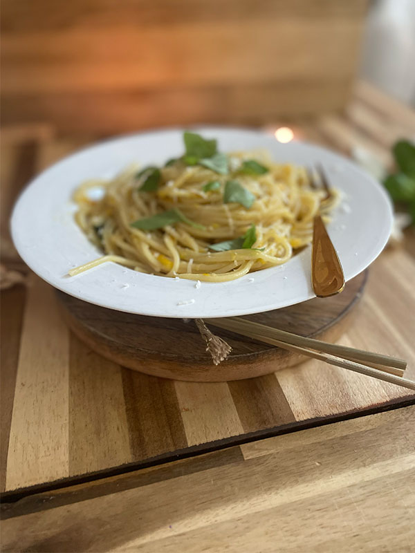 Cooking-Cactus buttery zucchini-garlic-pasta#6